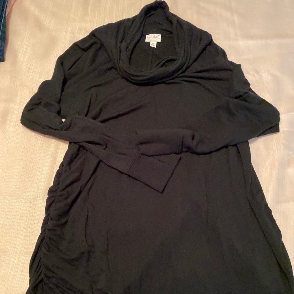 maternity cowl neck hoodie